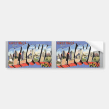 Greetings From St. Louis, Mo., Vintage Bumper Stickers