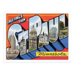 Greetings From St.Paul Minnesota Post Card