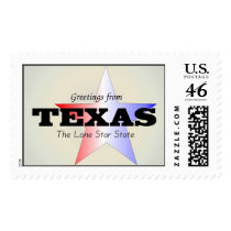 Greetings from Texas postage