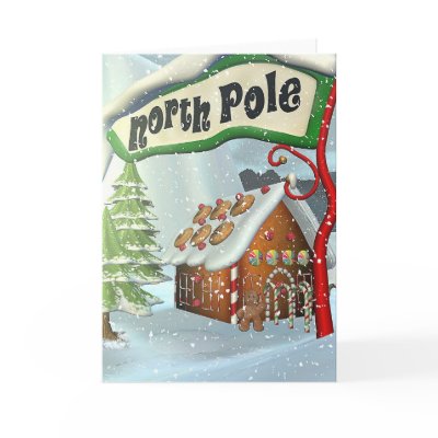 Greetings from the North Pole Card by giskard
