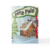Greetings from the North Pole card
