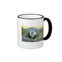 Greetings From the Pine Tree State, Scenic Mugs