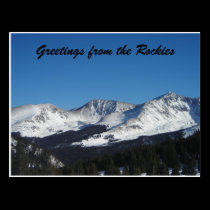 Greetings from the Rockies postcards