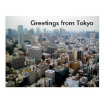 Greetings from Tokyo Postcard