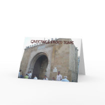 GREETINGS FROM TUNIS CARD