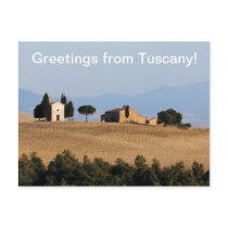 Greetings from Tuscany Postcards