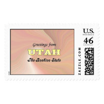 Greetings from Utah Postage Stamp