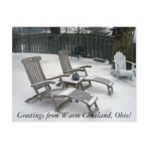 Greetings from Warm Cleveland Ohio Post Card