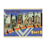Greetings from Warren Ohio, 1930s vintage Post Cards