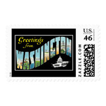 Greetings from Washington D.C. Stamp