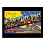 Greetings From Washington Pennsylvania Postcard