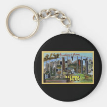 Greetings From Yosemite National Park Keychain