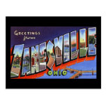 Greetings from Zanesville Ohio Postcard