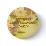 GREETINGS GRACE COMMUNITY CHURCH buttons