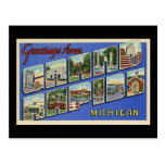 Greetings of Grand Rapids Michigan Postcard
