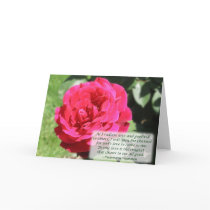 Greetng/Note card with affirmation.
