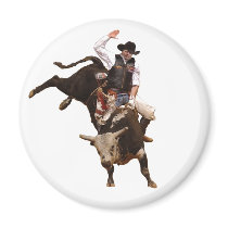 Greg auf Bull. Magnet