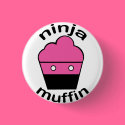 Greg the Ninja Muffin buttons