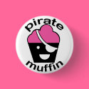 Greg the Pirate Muffin buttons