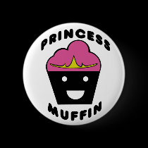Greg the Princess Muffin buttons