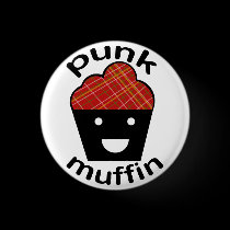 Greg the Punk Muffin buttons