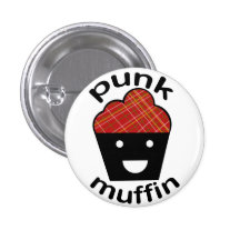 Greg the Punk Muffin Pinback Buttons