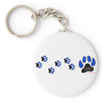 GregRobert Official Paw Print Designer keychains