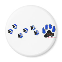 GregRobert Official Paw Print Designer magnets