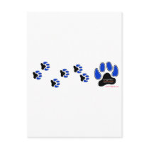 GregRobert Official Paw Print Designer postcards