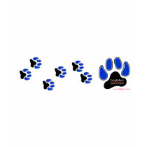 GregRobert Official Paw Print Designer t-shirts