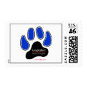 GregRobert Pawprint Postage Stamps by nicayla GregRobert Pawprint Postage Stamps