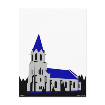 Grejs Church - Grejs Kirke Post Card by lonvig