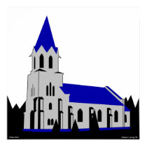 Grejs Church - Grejs Kirke posters by lonvig Grejs Church - Grejs Kirke posters