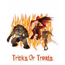 Gremlin Demon Monster Kids Halloween T-Shirt