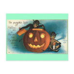 Gremlin Goblin Vintage Pumpkin Postcard