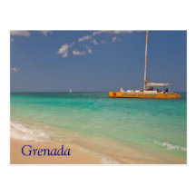 Grenada Beach Postcard