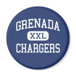 Grenada - Chargers - High - Grenada Mississippi magnets