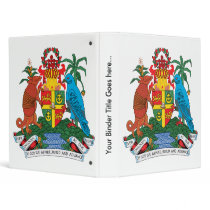 Grenada Coat of Arms detail 3 Ring Binder
