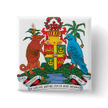 Grenada Coat of Arms detail Pinback Button