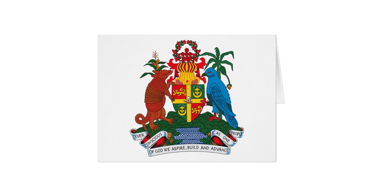 Grenada Coat of Arms Greeting Card Zazzle
