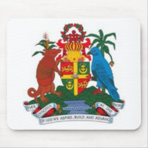 Grenada coat of arms mousepads