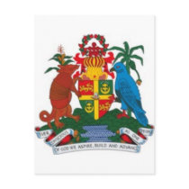 Grenada coat of arms postcards