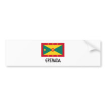Grenada Flag bumper stickers