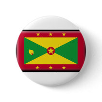 Grenada Flag Pinback Button