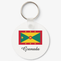 Grenada Flag Design keychains