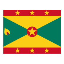 Grenada Flag GD Postcard