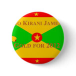 grenada flag- kirani - mine pins
