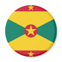 Grenada Flag Refrigerator Magnets