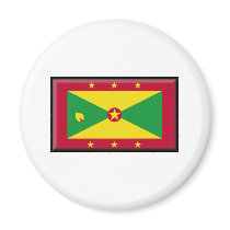 Grenada Flag Fridge Magnet