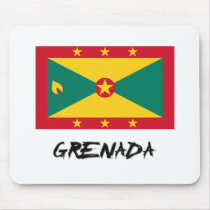 Grenada Flag mousepads